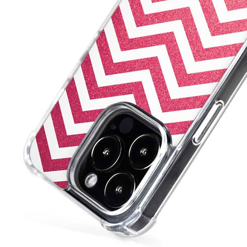 Pink Chevron iPhone 16 Pro MagSafe Case